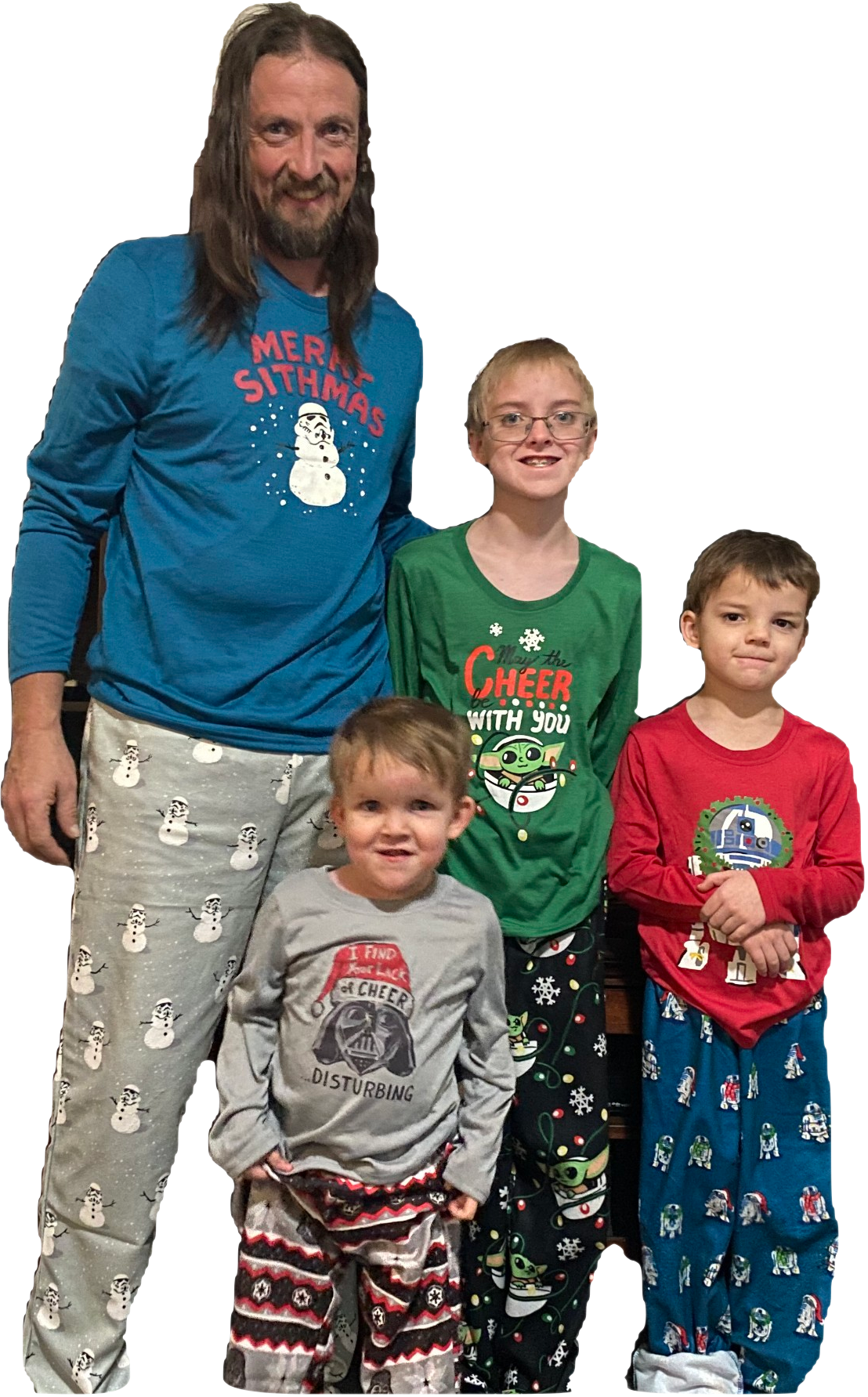 Kevin Dueldor Rippeto with his sons